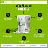 Antler Farms Collagen Powder 431g in a glass of water