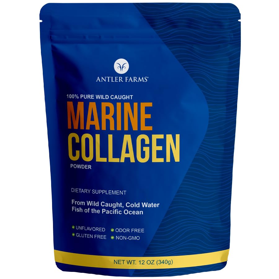 Antler Farms Marine Collagen Powder 358g front view
