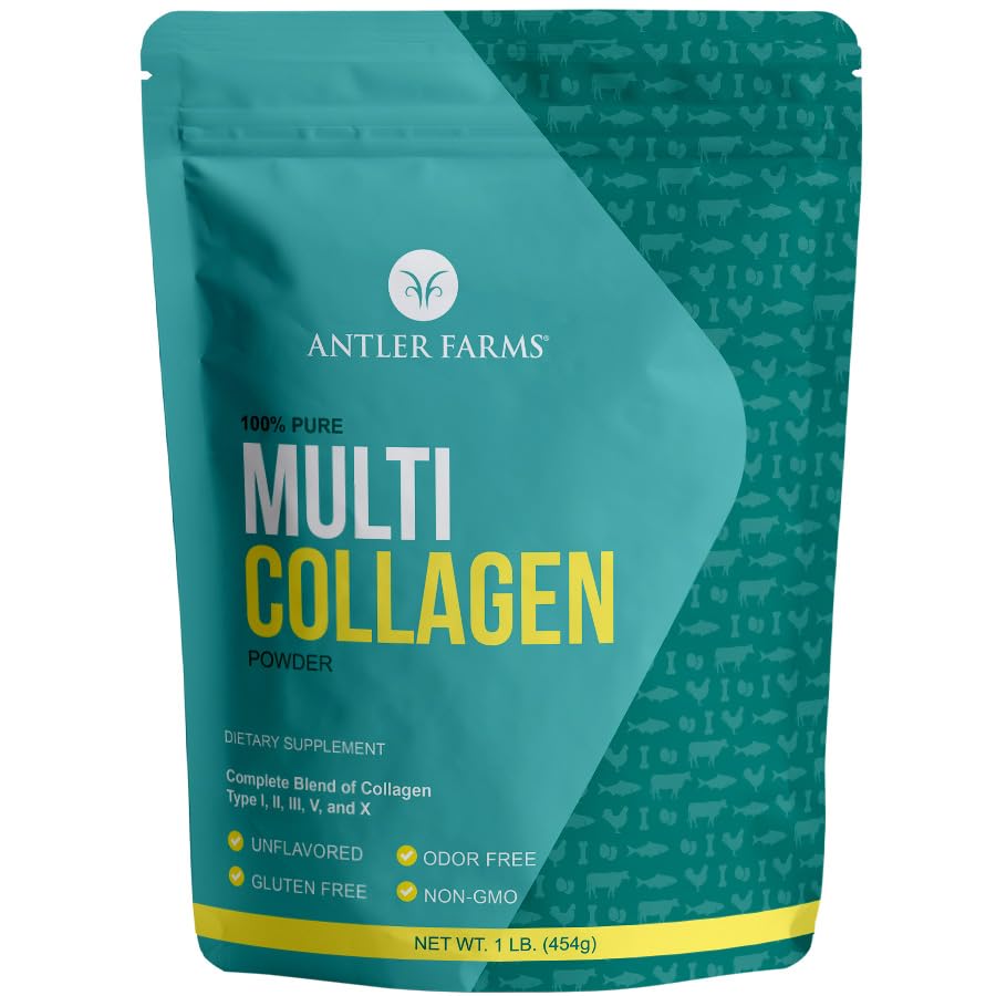 Antler Farms Multi Collagen Protein Powder front view packaging