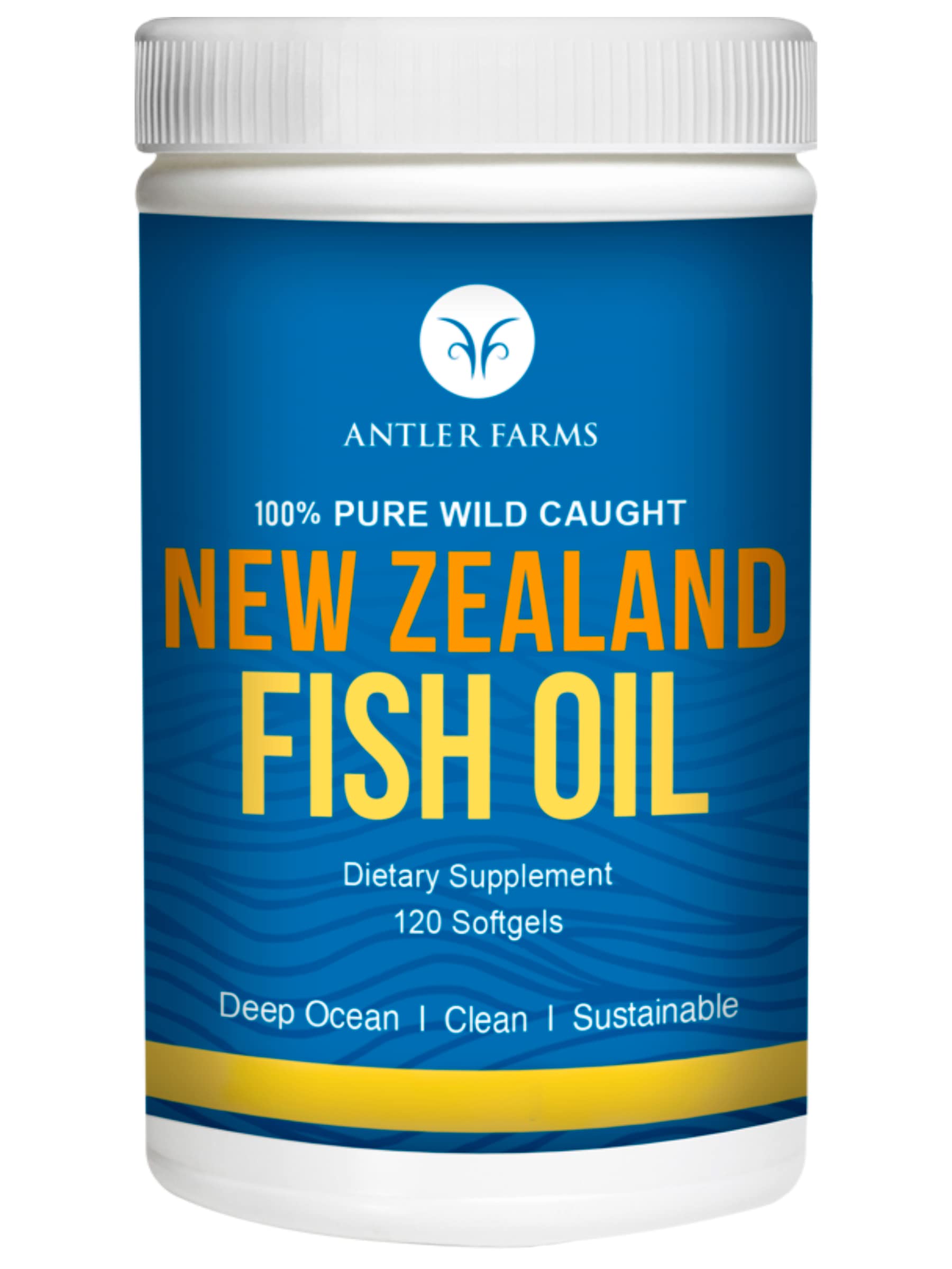 Antler Farms New Zealand Fish Oil 200g front view
