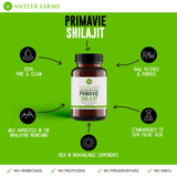 Antler Farms PrimaVie Shilajit 100% Pure 43g back view