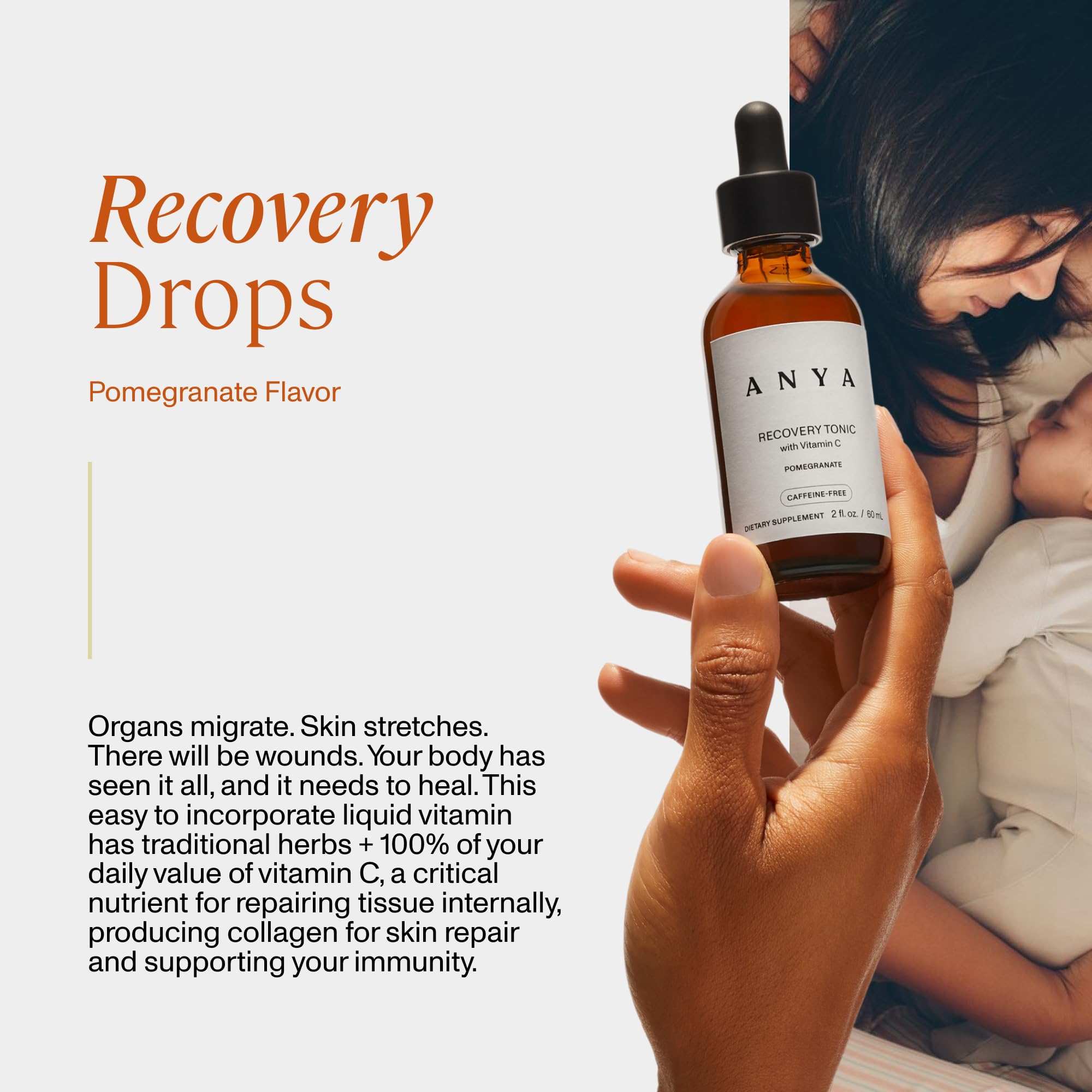 ANYA use Drops Vitamin C 150g bottle with dropper