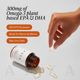 ANYA Vegan Omega-3 Prenatal Vitamins displayed on a kitchen counter