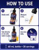 ANYTALK Cortisol Supplements 2 Fl Oz bottle with measuring dropper