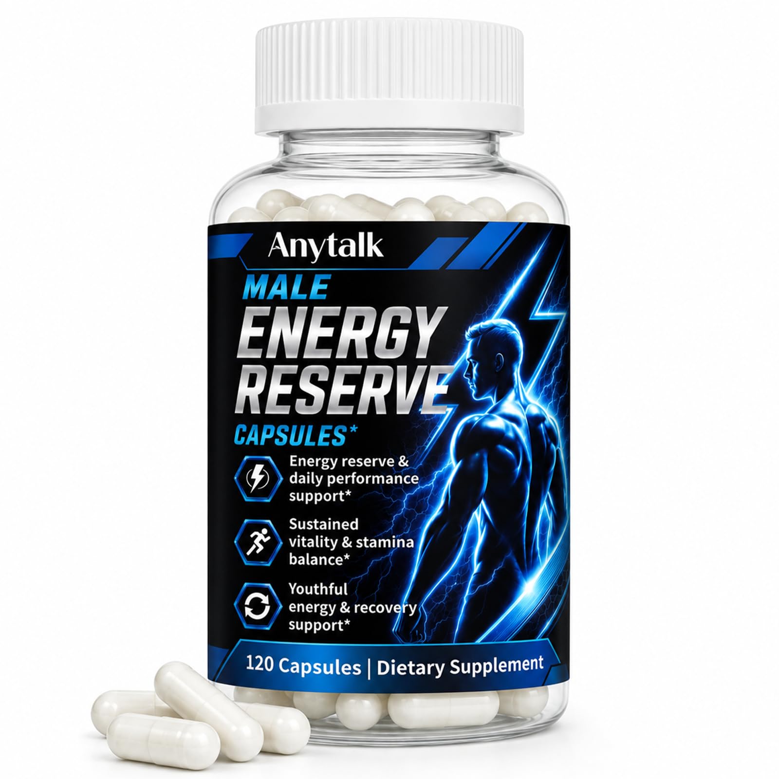 ANYTALK Semen Volume support 120 Capsules front view