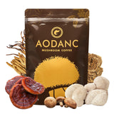 AODANC Mushroom Coffee 180g front view with packaging