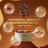 AODANC Mushroom Coffee lifestyle scene with coffee cup