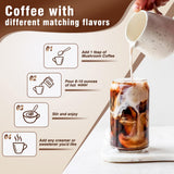 AODANC Mushroom Coffee ziplock bag with coffee powder