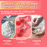 AOLBSPD Feminine Balance Gummies on a wooden table