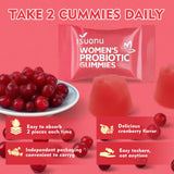 AOLBSPD Feminine Balance Gummies with a glass of water