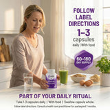 AOR Advanced B Complex 1000mcg B12 bottle back view