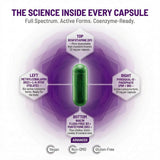 AOR Advanced B Complex 1000mcg B12 capsules close-up