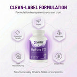 AOR Hydroxy B12 Lozenge on a wooden table