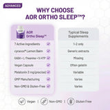 AOR Ortho Sleep Capsules opened showing capsules inside