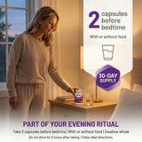 AOR Ortho Sleep Capsules with a measuring spoon for dosage