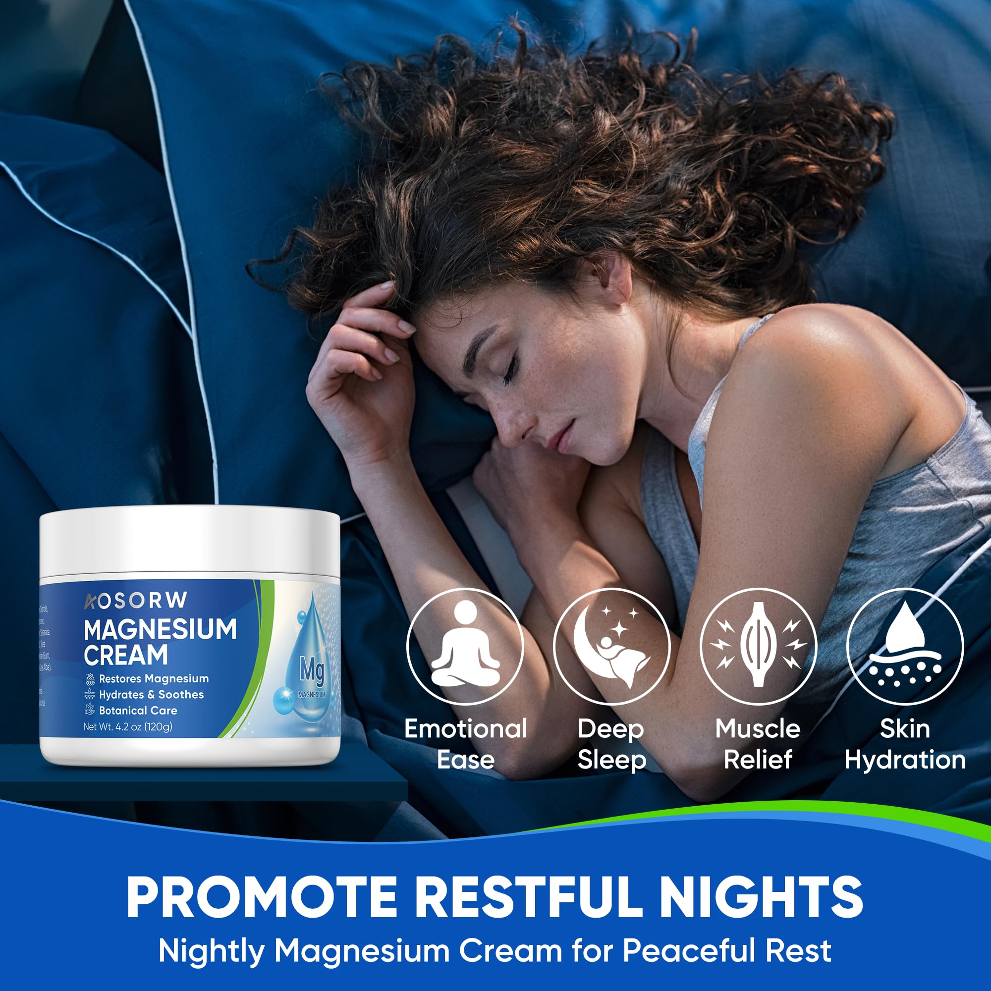 AOSORW Magnesium Cream 191g packaging