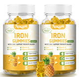 Aouewnk Iron Gummies front view with packaging