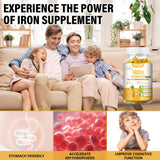 Aouewnk Iron Gummies nutritional information