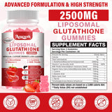 Aouewnk Liposomal Glutathione Gummies packaging side view