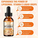 Aouewnk Liposomal Vitamin C Liquid Drops 2000mg dropper close-up