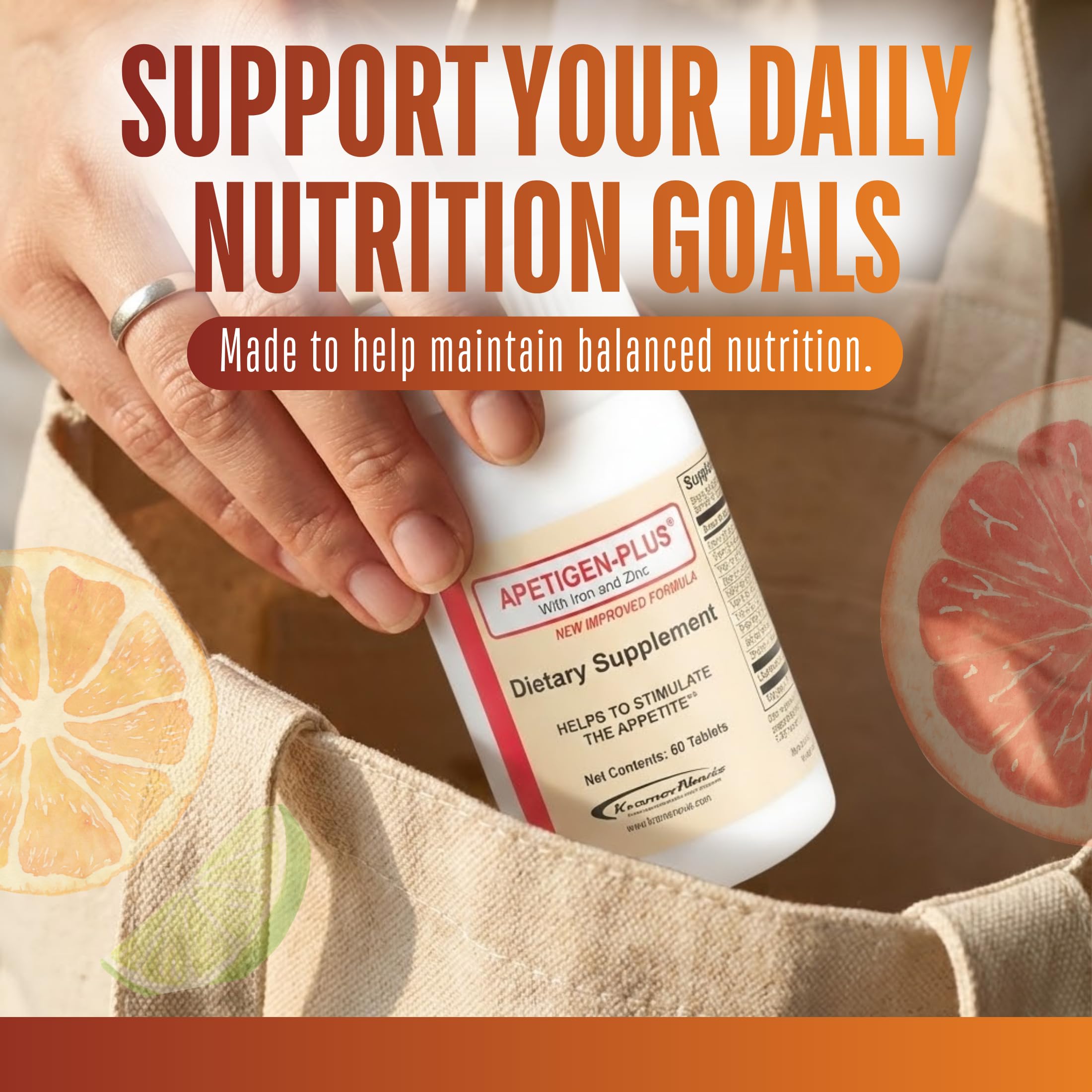 Apetigen Appetite Support Tablets close-up of tablet
