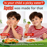 Apetol Liquid Multivitamin for Kids 340g bottle side view