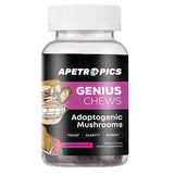 Apetropics Genius Chews Mushroom Gummies front view packaging