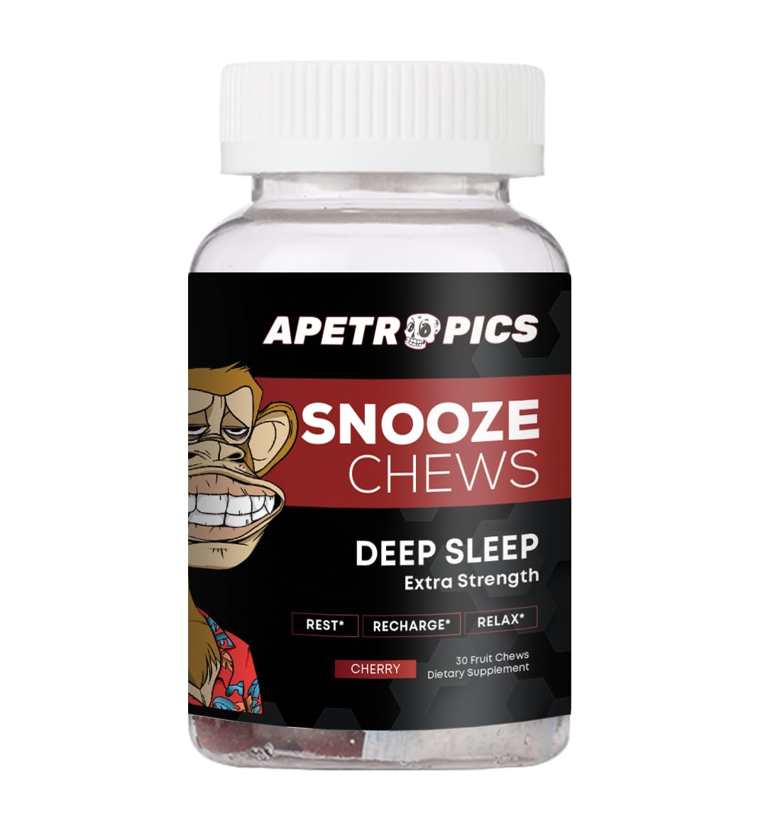 Apetropics Snooze Chews packaging front view