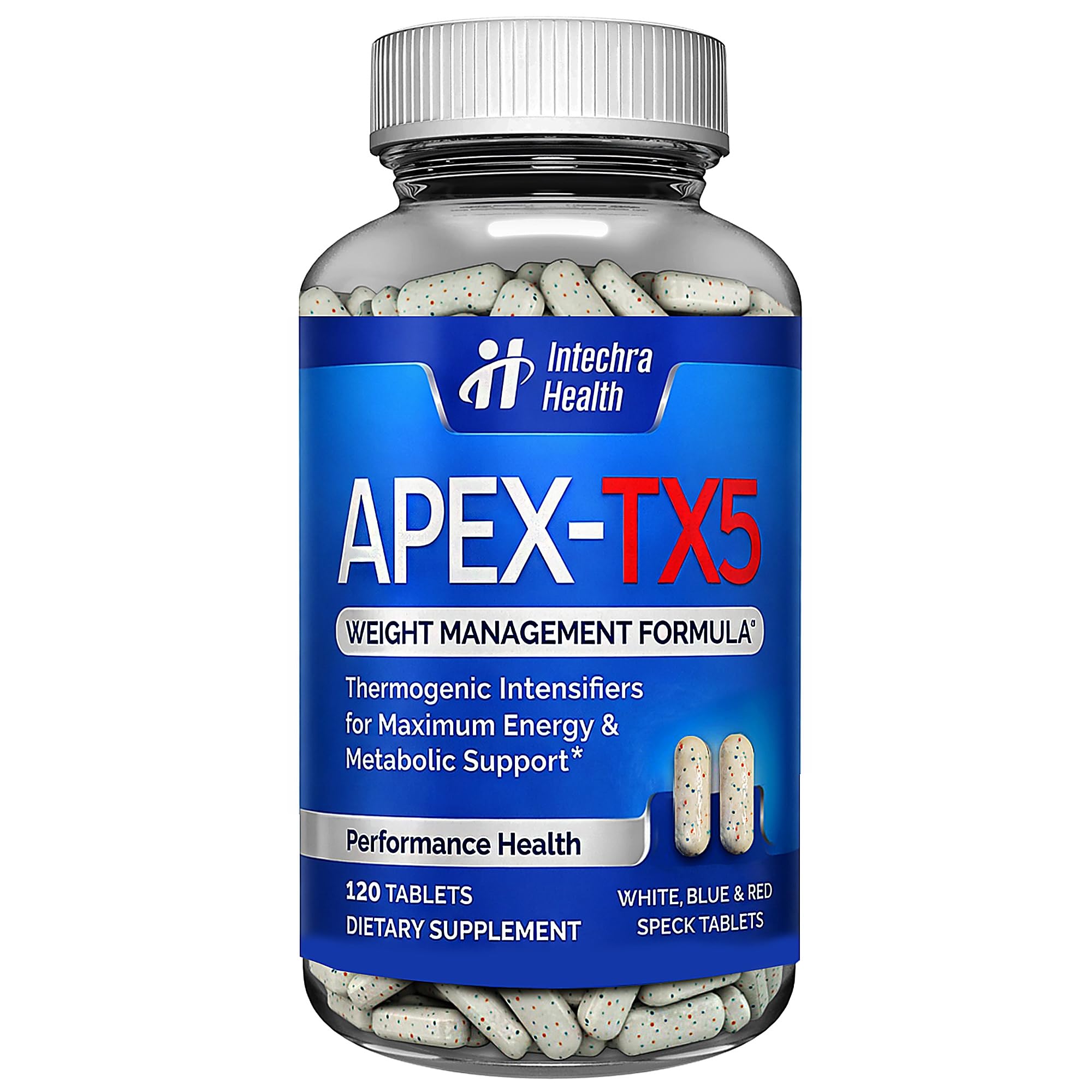 APEX-TX5 Acetyl-L-Carnitine 120 Tablets front view
