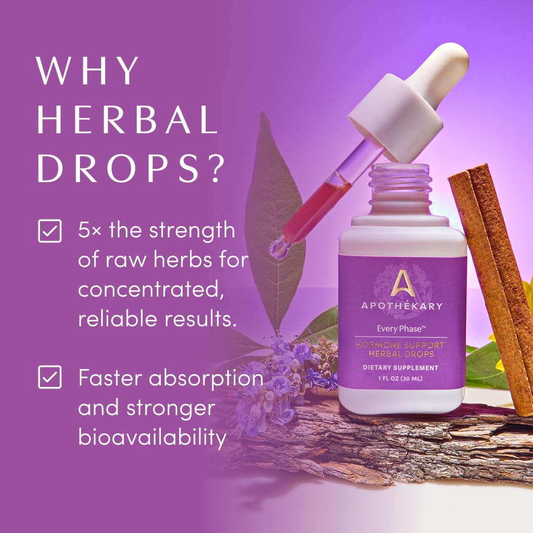 Apothékary Every Phase Herbal Drops with citrus fruits