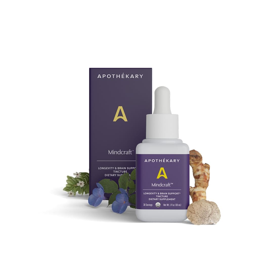 Apothékary Mindcraft blended vitamin supplement bottle front view