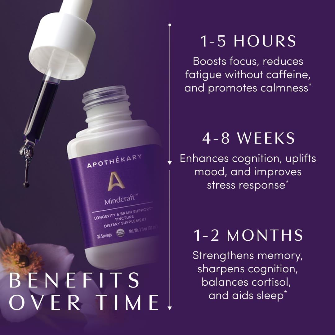 Apothékary Mindcraft blended vitamin supplement with fresh berries
