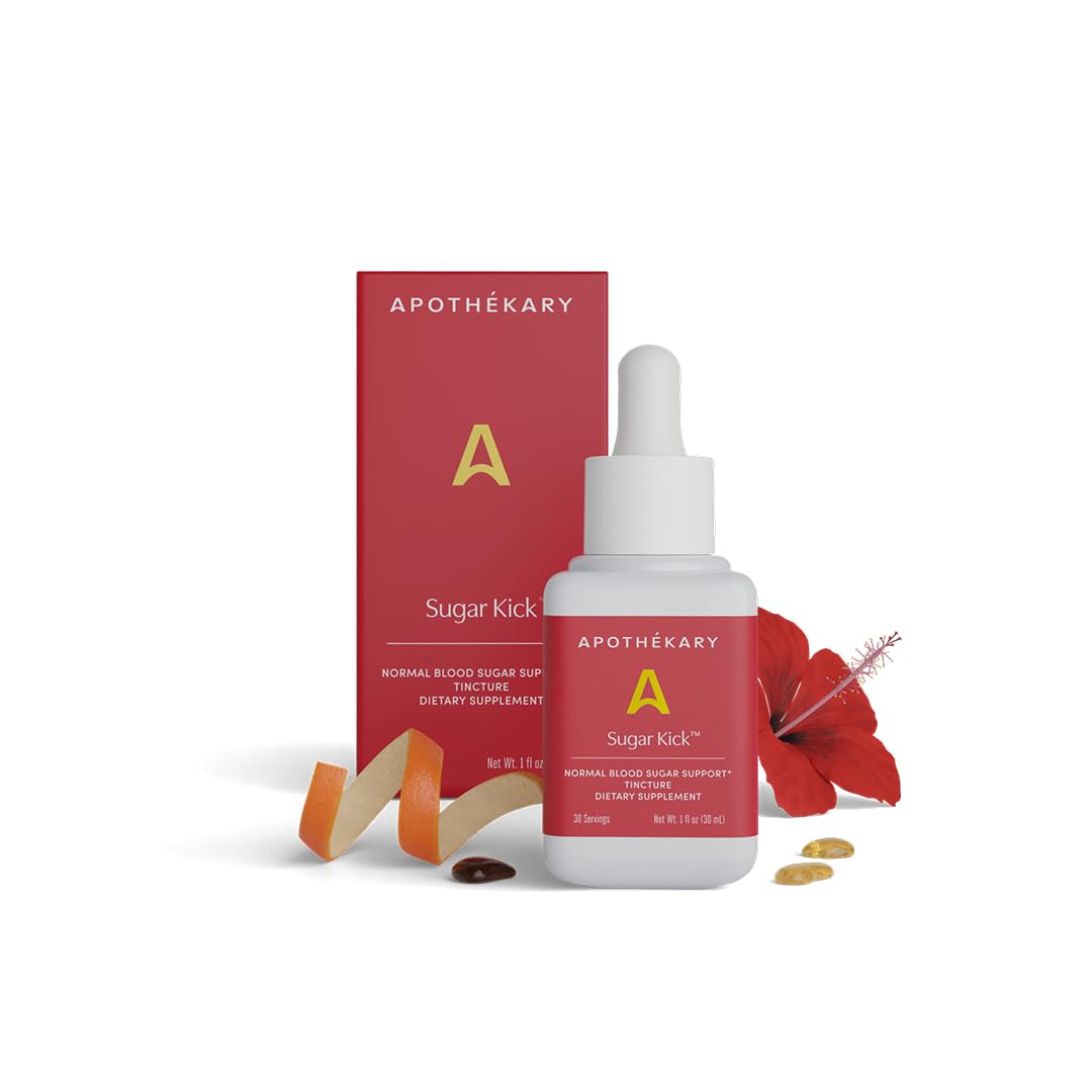 Apothékary Sugar Kick Herbal Drops bottle front view