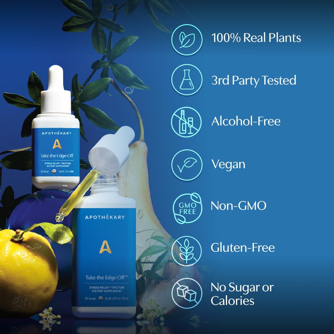 Apothékary Take The Edge Off Tincture packaging