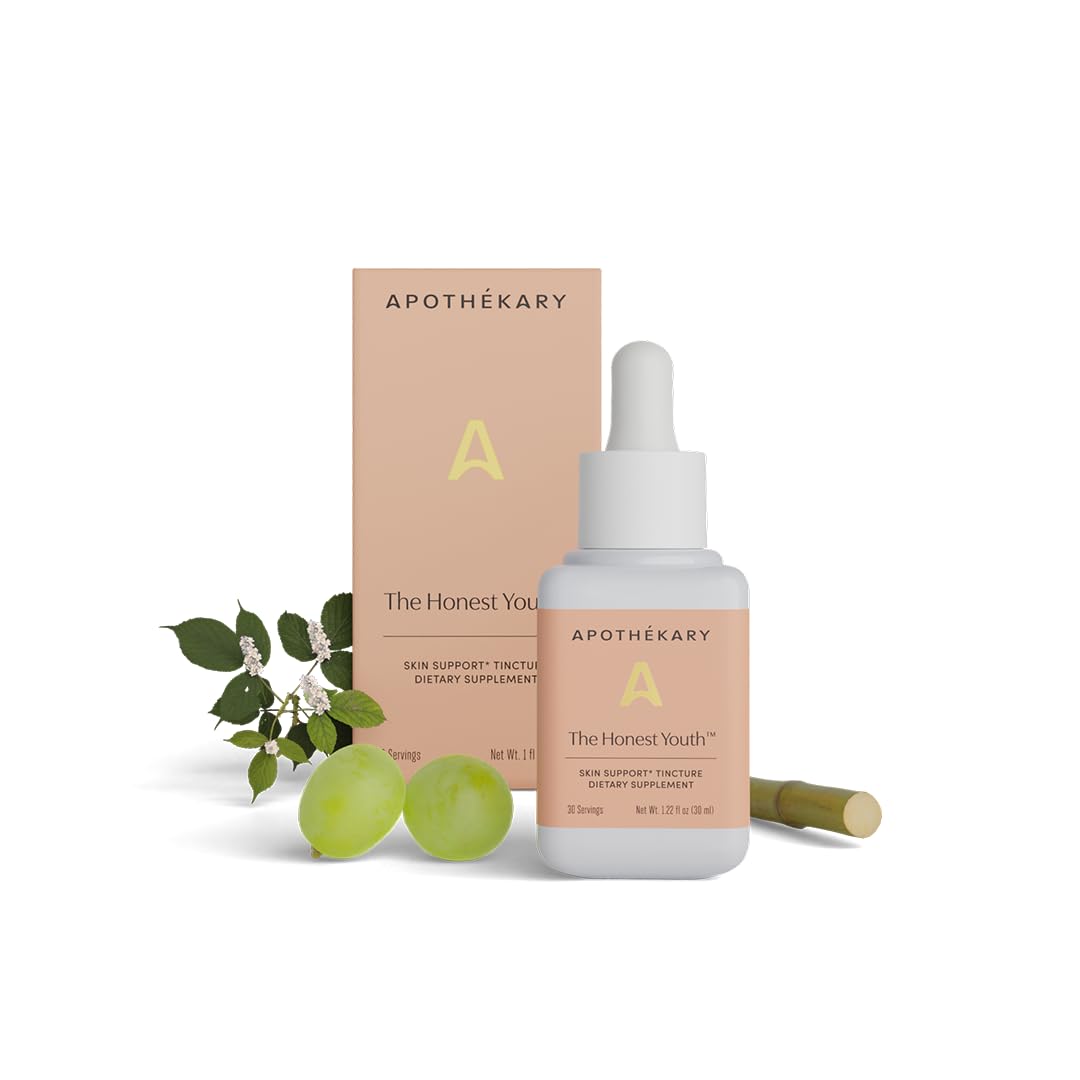 Apothékary The Honest Youth Collagen Support Drops bottle front view