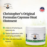 Application of Christopher's Cayenne Ointment on skin