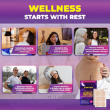 Application of Everlom Sleep Patch on skin