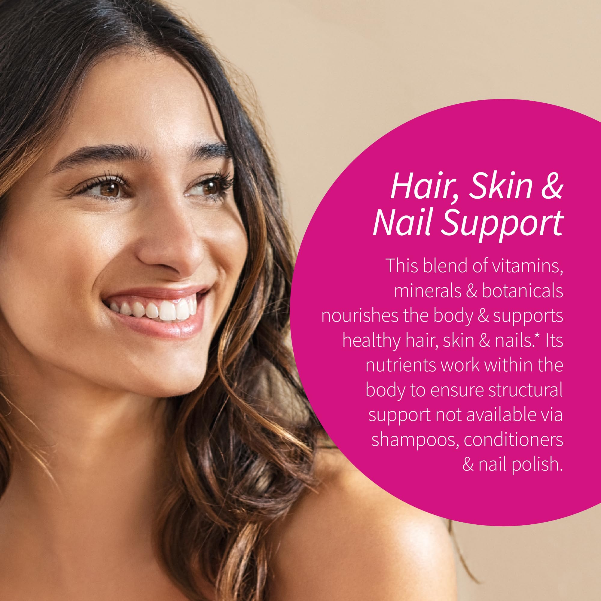 Applied Nutrition Biotin Hair & Nail Support ingredients list