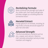 Applied Nutrition Biotin Hair & Nail Support liquid soft-gel close-up