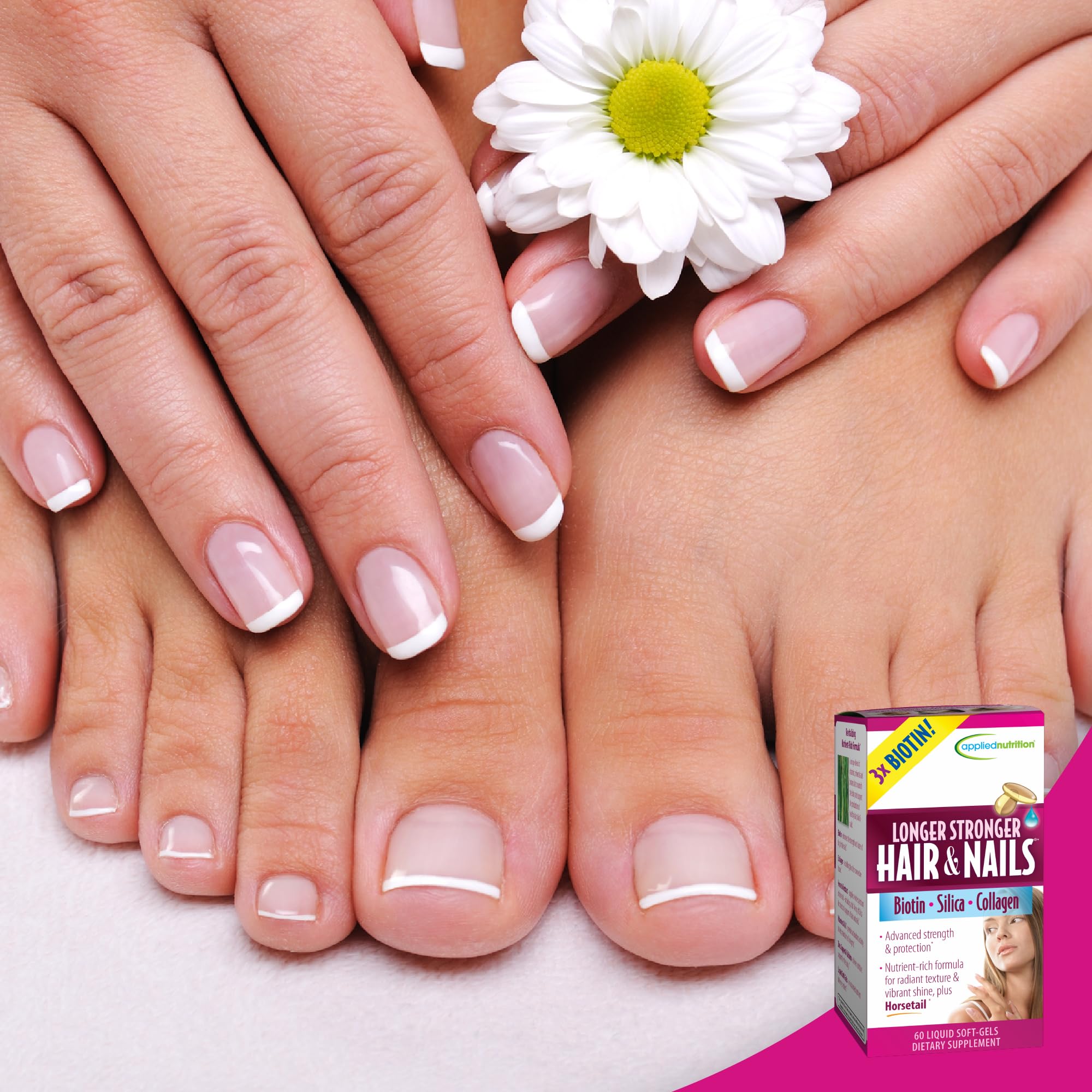 Applied Nutrition Biotin Hair & Nail Support packaging details
