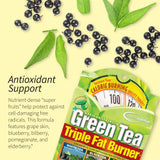 Applied Nutrition Green Tea Fat Burner 272g liquid soft-gels in hand