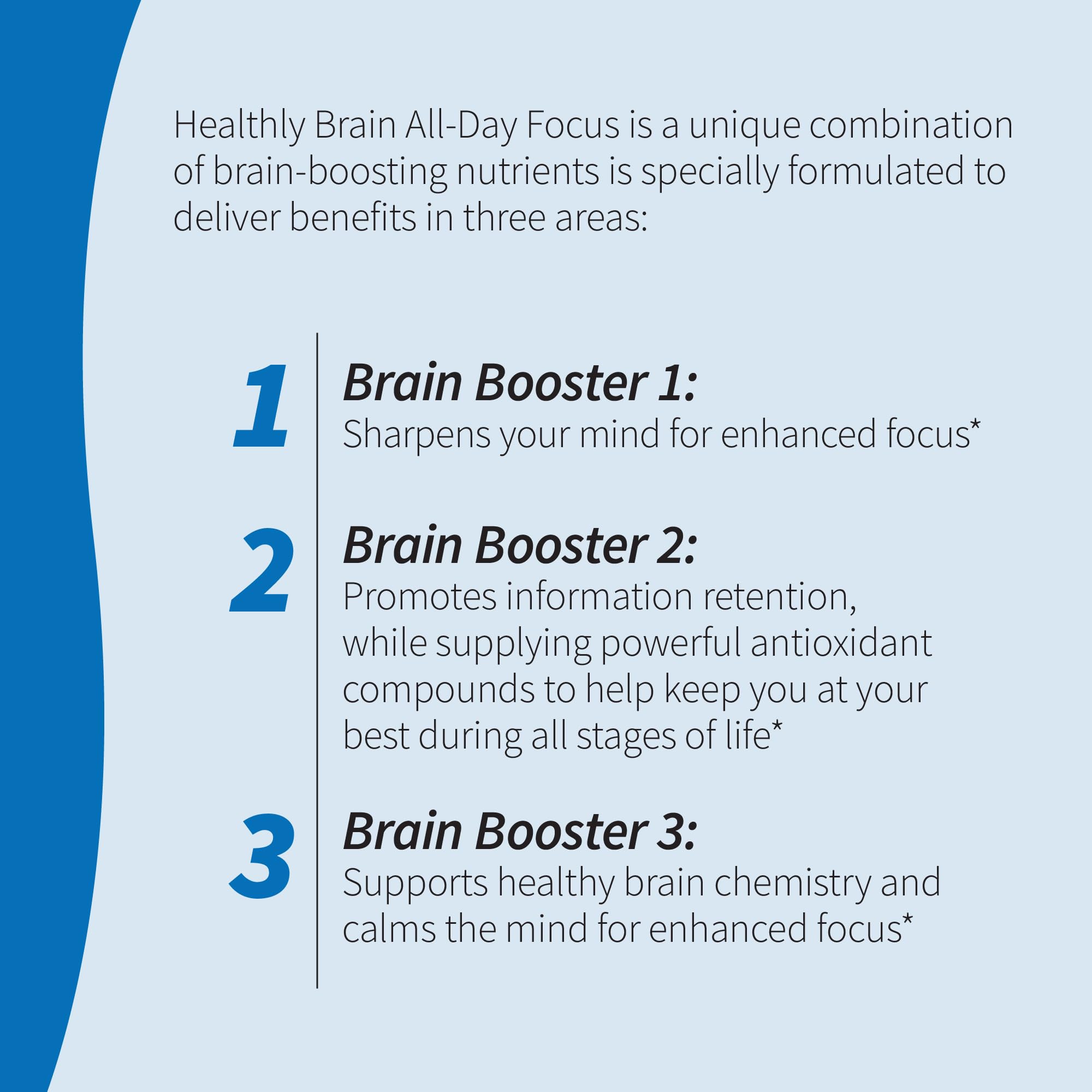 Applied Nutrition Healthy Brain All-Day Focus 200g with a glass of water