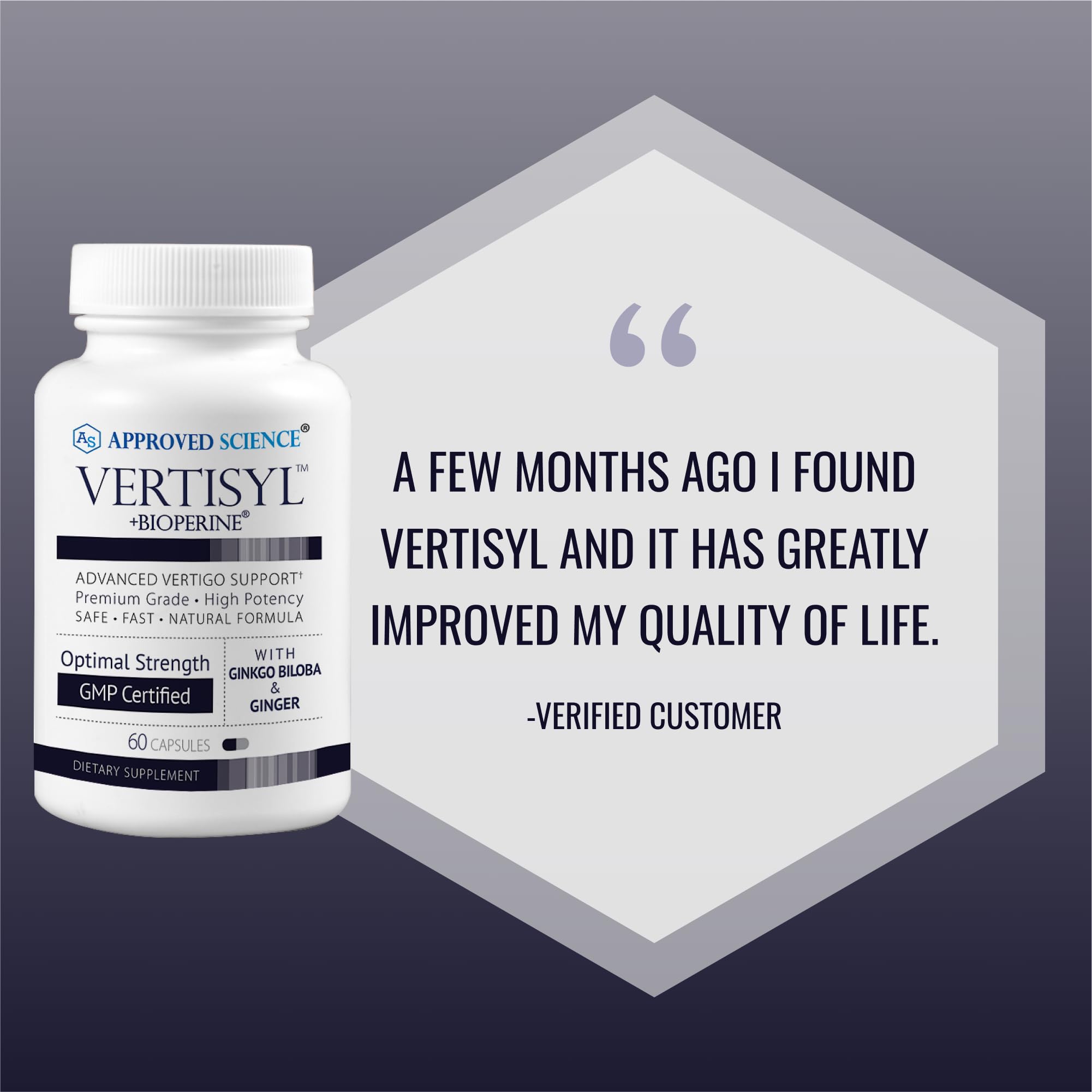 Approved Science Blended Vitamin & Mineral Supplement on a wooden table