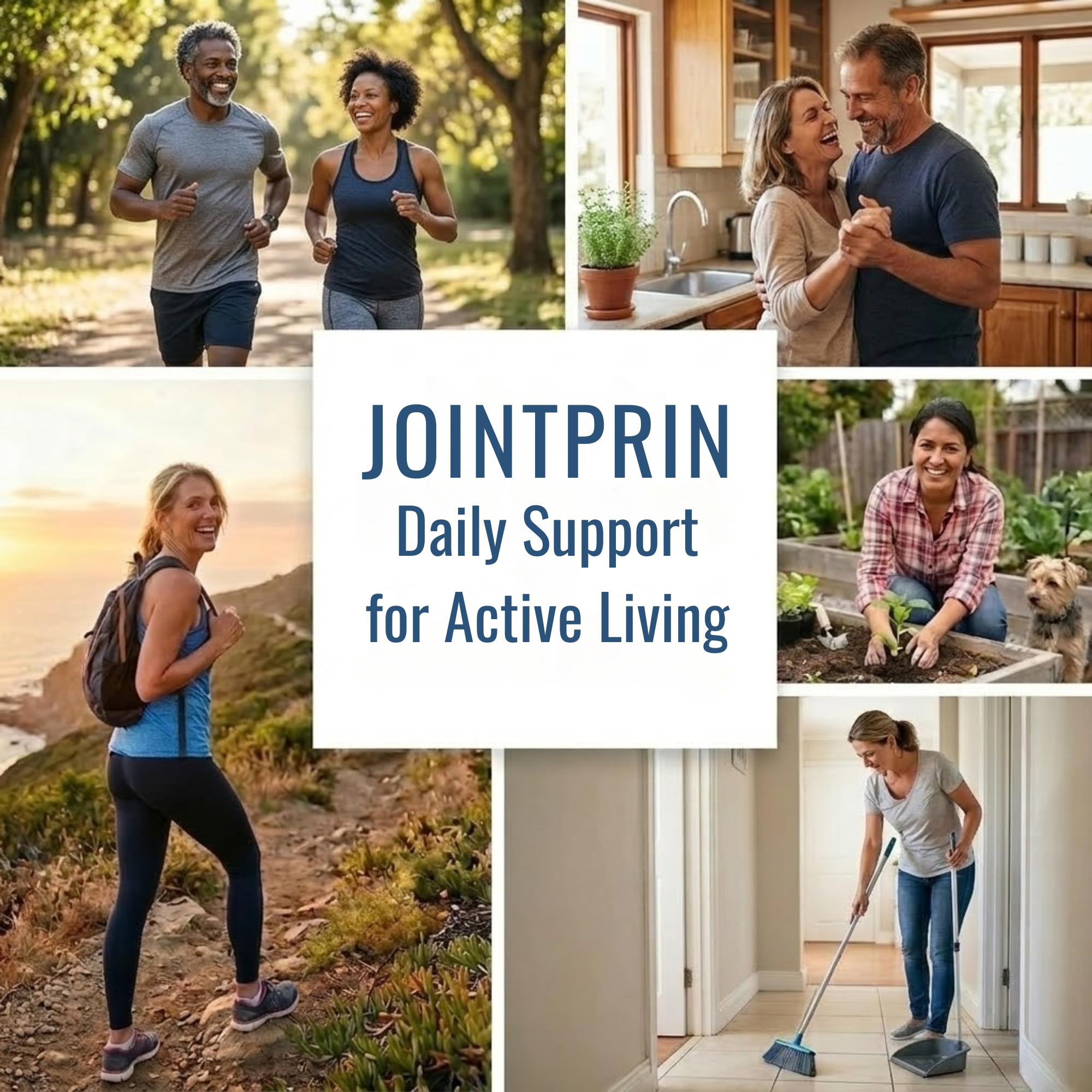 Approved Science Jointprin supplement with lifestyle background
