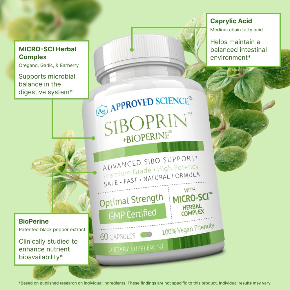 Approved Science Oregano Supplement bottle with label