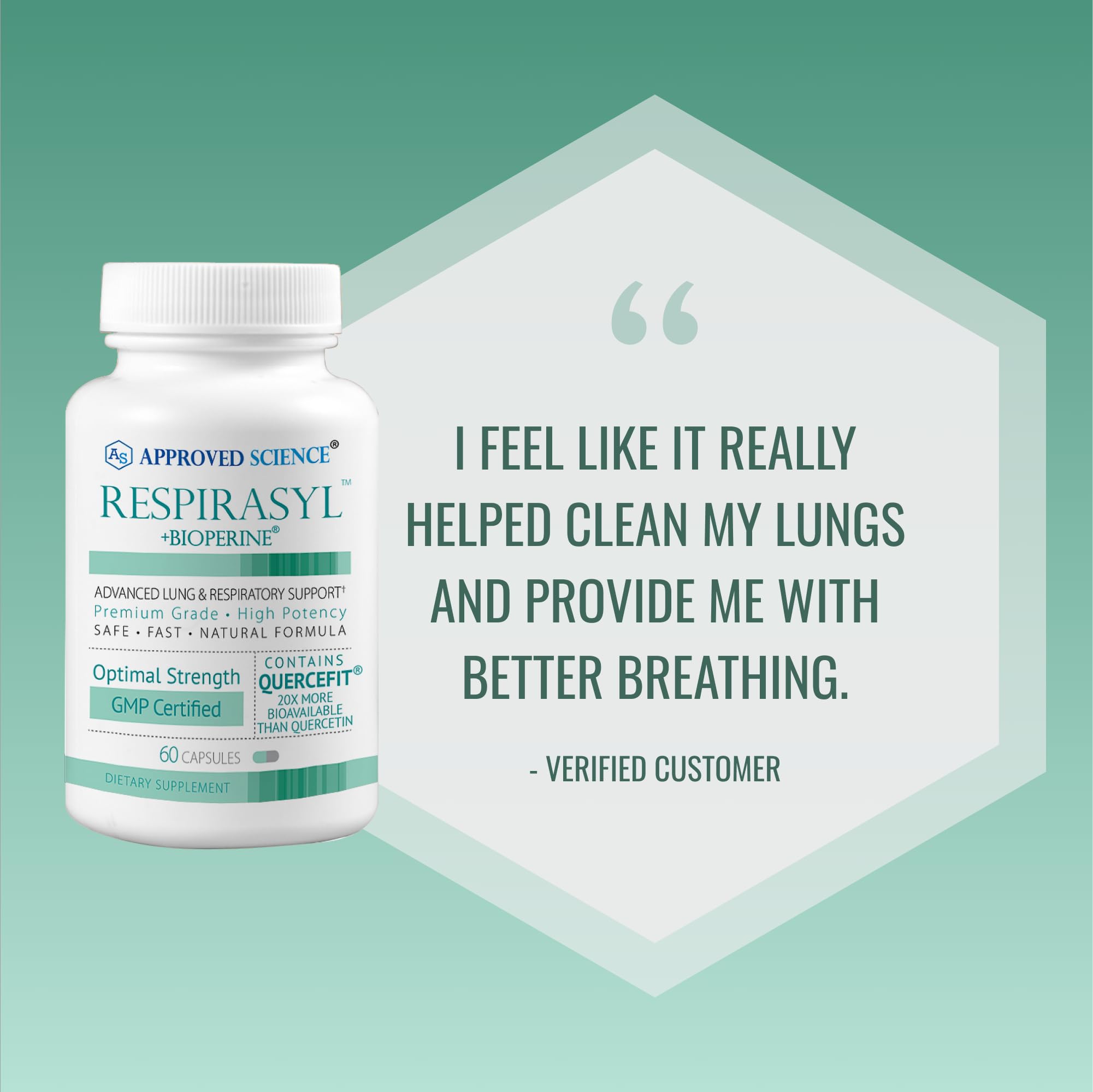 Approved Science Quercefit Flavonoid Supplement in a lifestyle setting