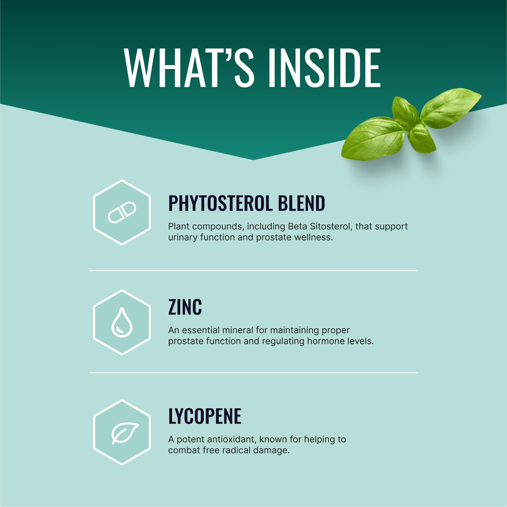 Approved Science Saw Palmetto Supplement side view showing dosage details