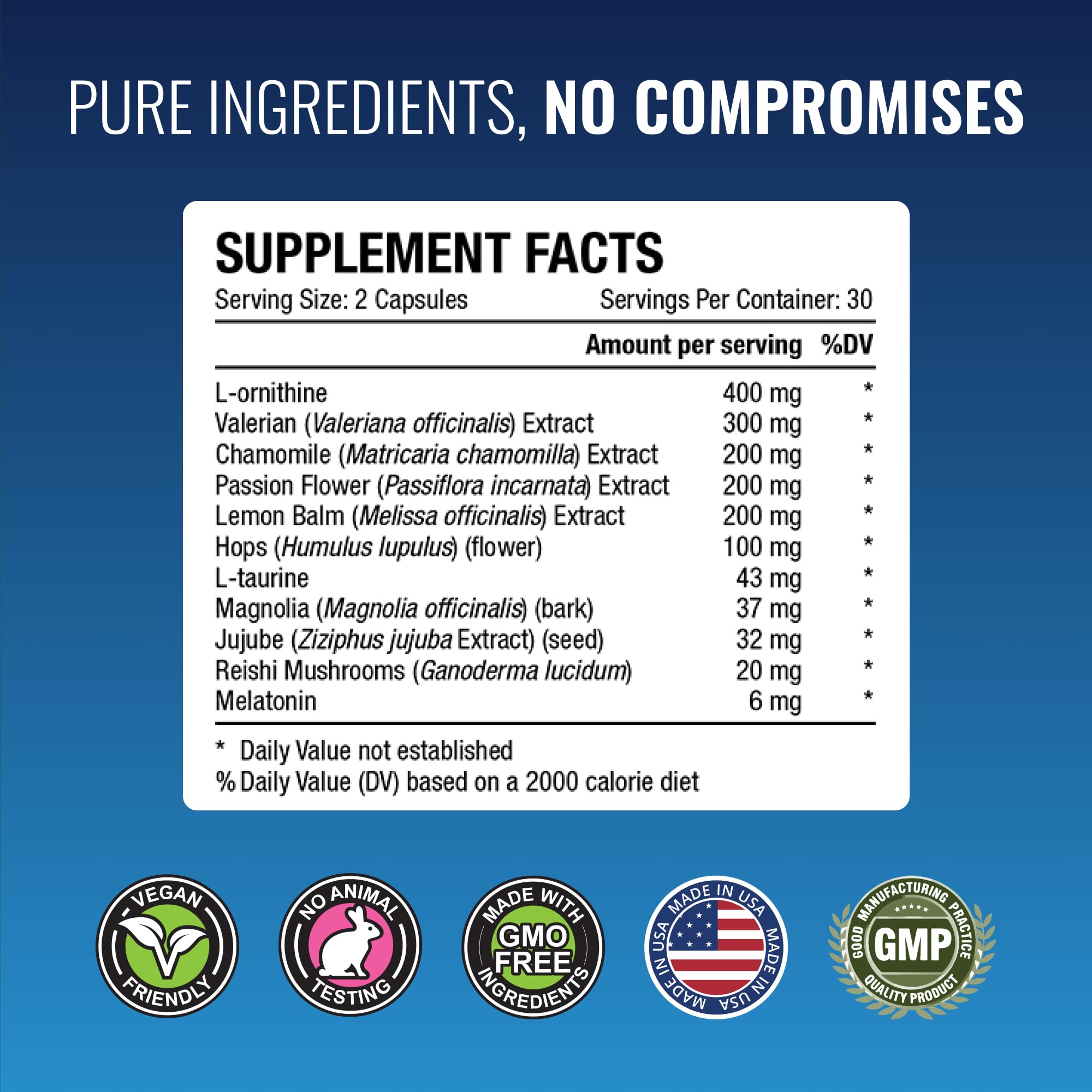 Approved Science Sleepsyl capsules in a hand for size context
