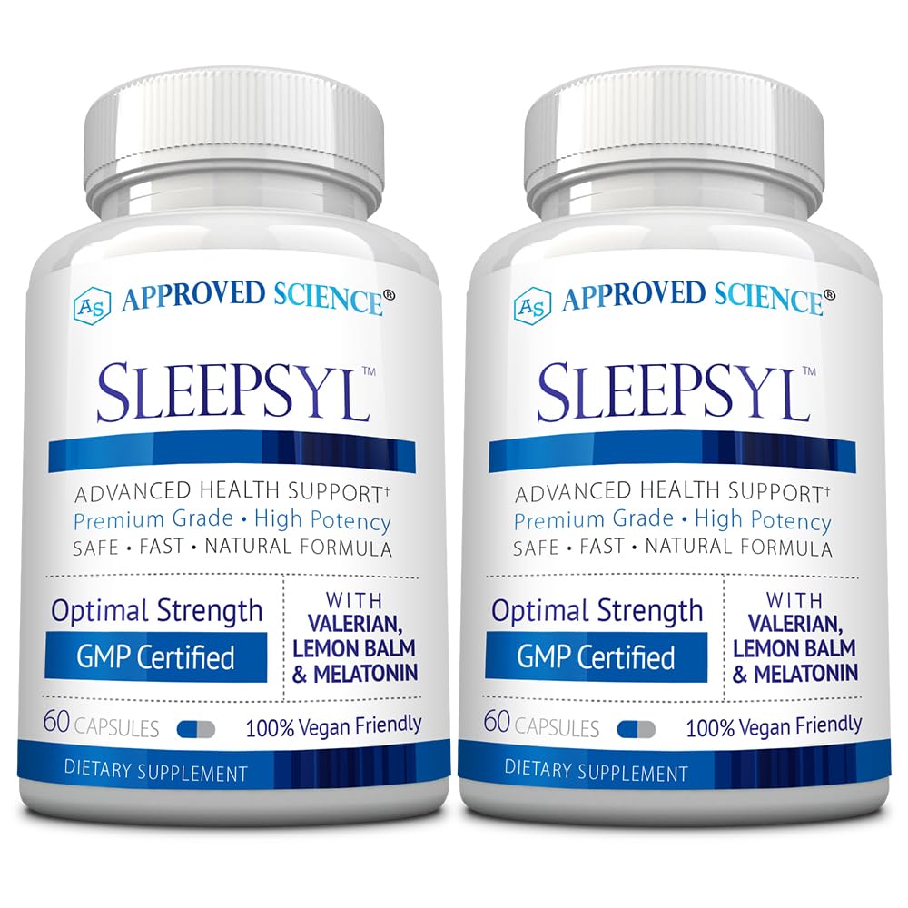 Approved Science Sleepsyl Sleep Supplement 120 Capsules front view