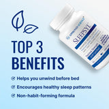 Approved Science Sleepsyl Sleep Supplement 120 Capsules side view